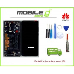Vitre Tactile + Ecran LCD + Chassis Pour Huawei P20 Lite Noir + Outils