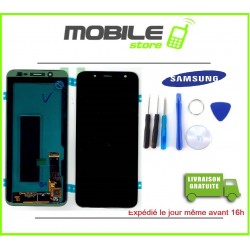 Vitre Tactile + Ecran LCD Originale Pour Samsung J600f et J6 2018 noir + Outils