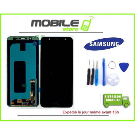 Vitre Tactile + Ecran LCD Original Pour Samsung A6+ 2018 et A605f Noir + Outils