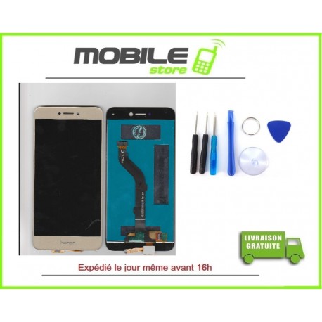 Vitre Tactile + LCD Huawei P8 lite gold/or